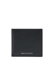 ARMANI EXCHANGE ESSENTIAL Portafoglio in pelle black - Portafogli Uomo - 1