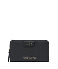 ARMANI EXCHANGE ISABEL Portafoglio Zip Around  black - Portafogli Donna - 1