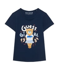 GUESS KID Maglietta in cotone secret blue - T-shirt Bambino - 1