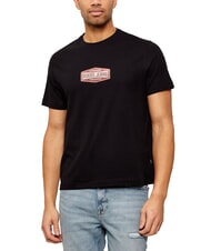 GUESS JEANS REGISTRED TRADEMARK T-Shirt in cotone jetbla - T-shirt Uomo - 1