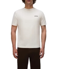 NAPAPIJRI S-SMALL BOX SS T-Shirt in cotone light beige - T-shirt Uomo - 1