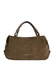 COCCINELLE LIZZIE SUED.BIM Borsa a mano con tracolla, in pelle fango - Borse Donna - 1