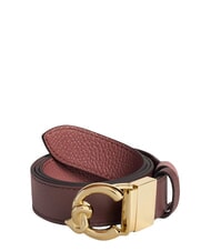COCCINELLE C-ME BICOLOR  Cintura reversibile in pelle berry/wint.rose - Cinture - 1