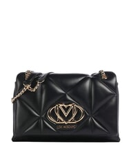 LOVE MOSCHINO EMBOSSED QUILTED Borsa a spalla Nero - Borse Donna - 1