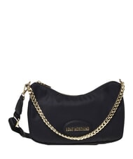 LOVE MOSCHINO CITY CORE Borsa a spalla, con tracolla a catena Nero - Borse Donna - 1