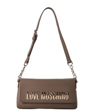 LOVE MOSCHINO BOLD LOVE Borsa a tracolla, regolabile fango - Borse Donna - 1