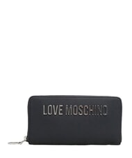 LOVE MOSCHINO BOLD LOVE Portafoglio large, ziparound Nero - Portafogli Donna - 1