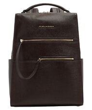 PIQUADRO W140 Zaino donna in pelle porta pc 14" - Zaini da lavoro porta PC