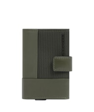 PIQUADRO W145 Portacard con slide system VERDE - Portafogli Uomo - 1