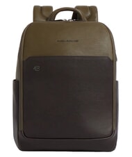 PIQUADRO BLACK SQUARE Zaino in pelle porta pc 14" - Zaini da lavoro porta PC