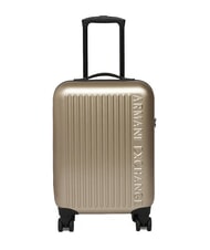 ARMANI EXCHANGE MAUI Trolley Bagaglio a Mano light gold satin - Bagagli a mano - 1