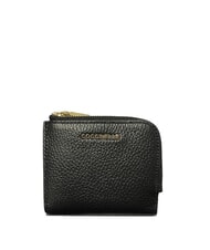 COCCINELLE METALLIC SOFT Mini Portafoglio in pelle Nero - Portafogli Donna - 1