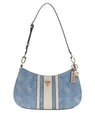 GUESS NOELLE 2 Borsa a spalla regolabile denim logo - Borse Donna - 1