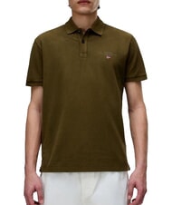 NAPAPIJRI ELBAS 4 Polo manica corta cotone dark olive - Polo Uomo - 1