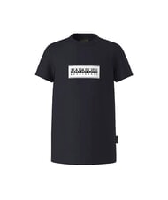 NAPAPIJRI K S-CHAMOIS SS S T-Shirt in cotone blu marine - T-shirt Bambino - 1