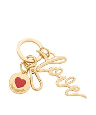 LOVE MOSCHINO LOGO Portachiavi con moschettone oro - Portachiavi - 1