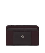 PIQUADRO LYRA Portafoglio in pelle bordeaux 2 - Portafogli Donna - 1