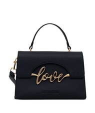 LOVE MOSCHINO ITALICS LOVE Borsa a mano, con tracolla Nero - Borse Donna - 1
