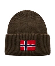 NAPAPIJRI F-EVEI Cappello con risvolto, misto lana tea leaf - Cappelli - 1
