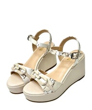 ALVIERO MARTINI PRIMA CLASSE GEO Sandali con zeppa 8,10 avorio - Scarpe Donna - 1