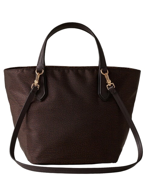 BORBONESE B-ESCAPE Borsa shopping a mano, con tracolla cioccolato/castagno - Borse Donna