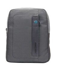 PIQUADRO P16 Borsello misto pelle, porta iPad chevron blu - Tracolle Uomo - 1