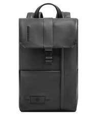 PIQUADRO RUSSEL Zaino porta PC 14" con patta Nero - Zaini Scuola & Tempo Libero - 1