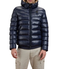 BLAUER ADAMS Giubbino corto, imbottitura ovatta blu int tabacco - Piumini Uomo - 1