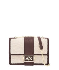 ARMANI EXCHANGE JODIE Borsa a tracolla con catena antagonist/script - Borse Donna - 1