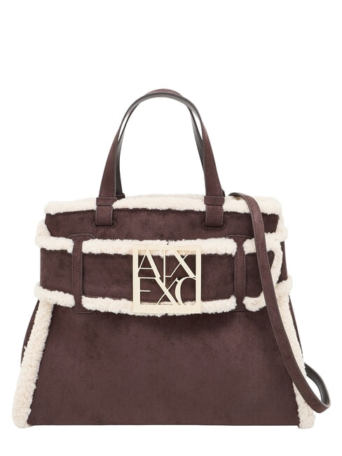 ARMANI EXCHANGE SUSY SOFT Borsa shopping con tracolla antagonist/script - Borse Donna