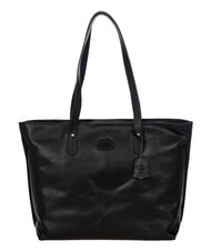 BRIC&rsquo;S VOLTERRA Shopping Bag in pelle Nero - Borse Donna - 1
