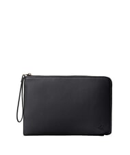 CALVIN KLEIN BOLD CK SUEDE Bustina necessaire na black - Bustine & Necessaire - 1