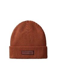 CALVIN KLEIN PATCH CHUNKY RIB  Berretto - Cappelli
