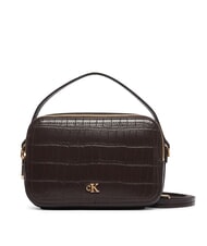 CALVIN KLEIN CK CROC Mini Bag a mano, con tracolla delicioso/antique silver - Borse Donna - 1