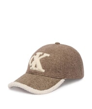 CALVIN KLEIN FELT SHERPA Cappello con visiera demitasse heather - Cappelli - 1