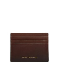 TOMMY HILFIGER TH SEASONAL Portacard in pelle burnished brown - Portafogli Uomo - 1