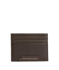 TOMMY HILFIGER TH CORP Portacard in pelle testa di moro - Portafogli Uomo - 1