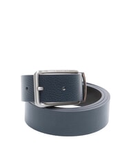 ARMANI EXCHANGE ESSENTIAL Cintura reversibile in pelle deep navy/falcon - Cinture - 1