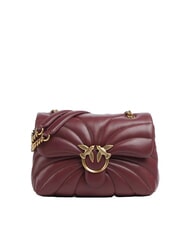 PINKO LOVE PUFF CLASSIC Borsa in nappa a tracolla ribes intenso-antique gold - Borse Donna - 1