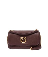 PINKO CLICK SOFT Mini Bag a spalla / a tracolla castano intenso-antique gold - Borse Donna - 1