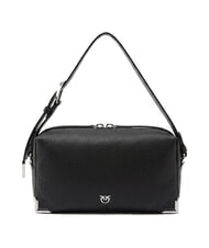 PINKO TRITTICO Borsa a spalla nero limousine-shiny nickel - Borse Donna - 1