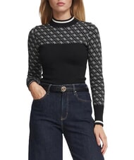 GUESS MOCK NECK AUBREY 4G Maglione slim fit - Maglie Donna