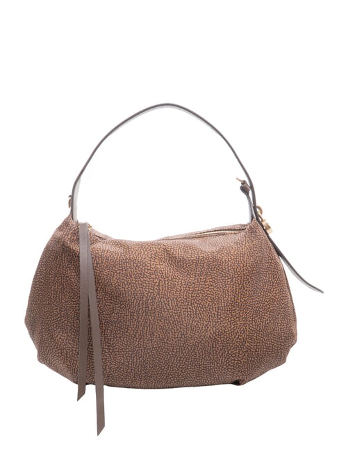 BORBONESE PRIVE Borsa a spalla, con tracolla castagno - Borse Donna