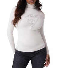 GUESS HALLIE TRIANGLE Maglia collo alto, manica lunga - Maglie Donna