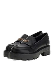 GUESS YAMINA Mocassino in pelle NERO - Scarpe Donna - 1