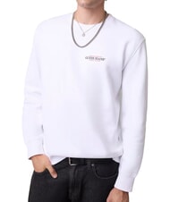 GUESS JEANS REGULAR AMERICAN Felpa a girocollo purwhite - Felpe Uomo - 1