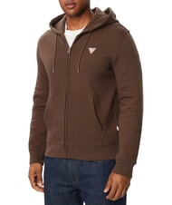 GUESS JEANS SLIM MINI Felpa con zip e cappuccio - Felpe Uomo