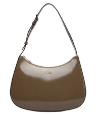 FURLA MARGOT Borsa a spalla, in pelle verniciata muddy gray - Borse Donna - 1