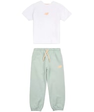 NEW BALANCE FLORAL LOGO Kit T-shirt + Pantaloni Tuta - Tute