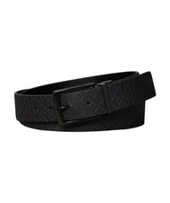 CALVIN KLEIN PIN BUCKLE Cintura in pelle black/matte black - Cinture - 1